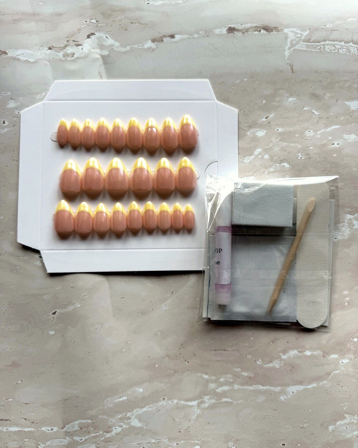 Buttercup — Almond Press-On Nails