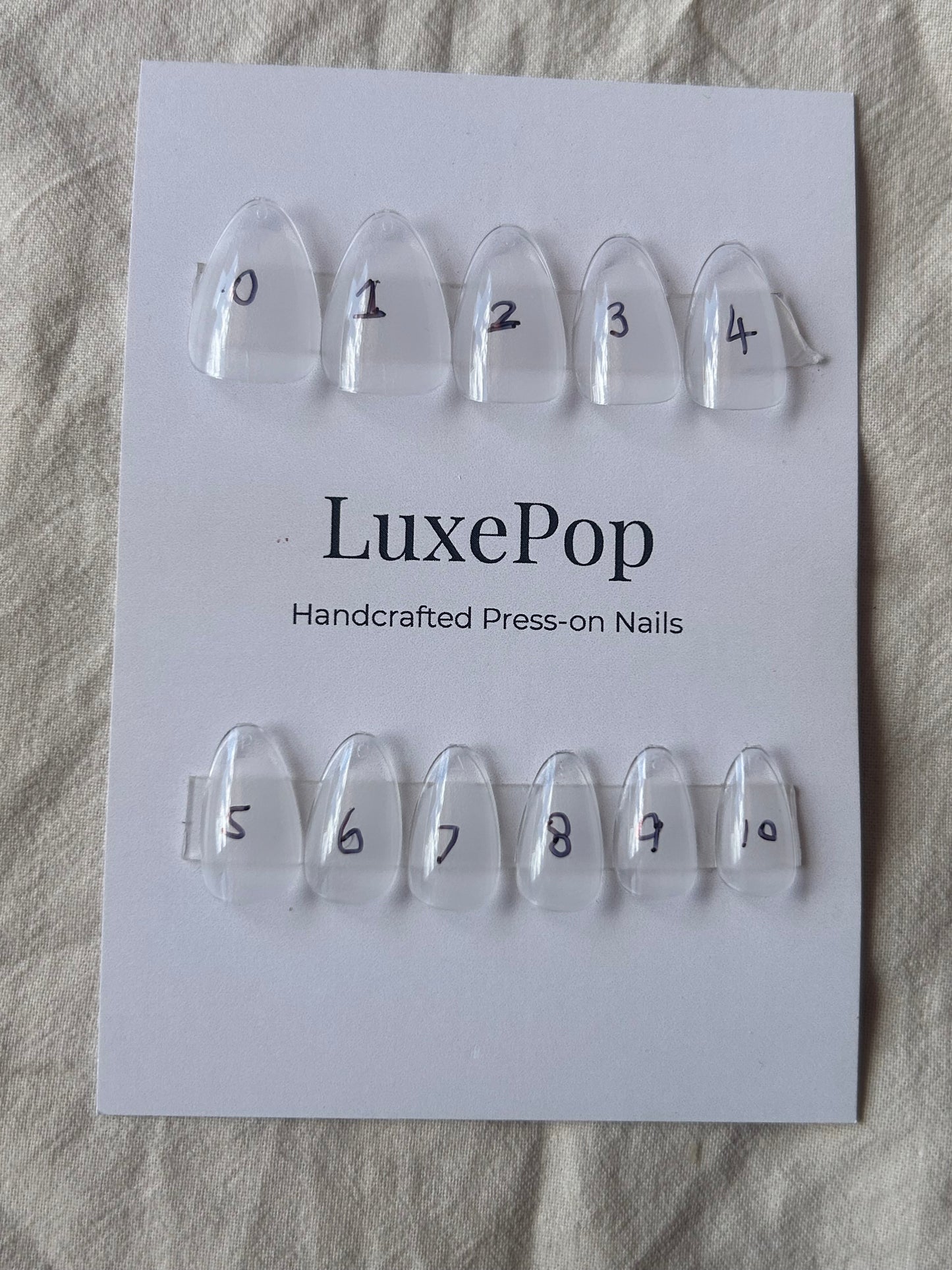 LuxePop Sizing kit