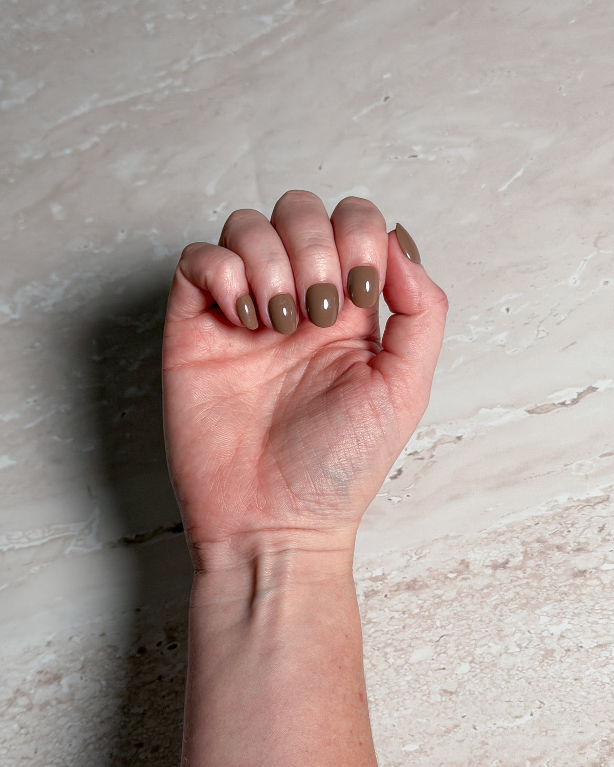 Mink — Oval Press-On Nails