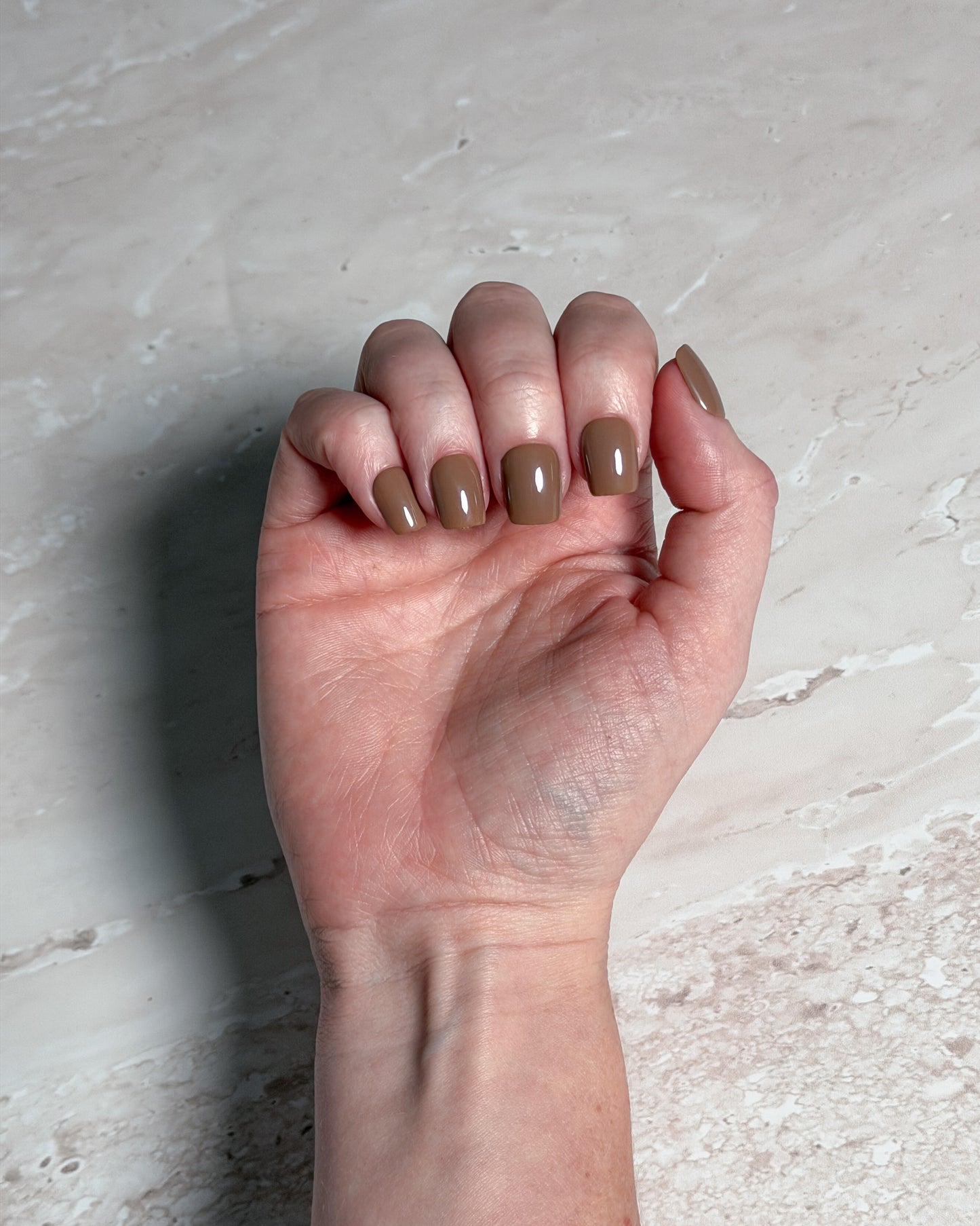 Mink — Square Press-On Nails