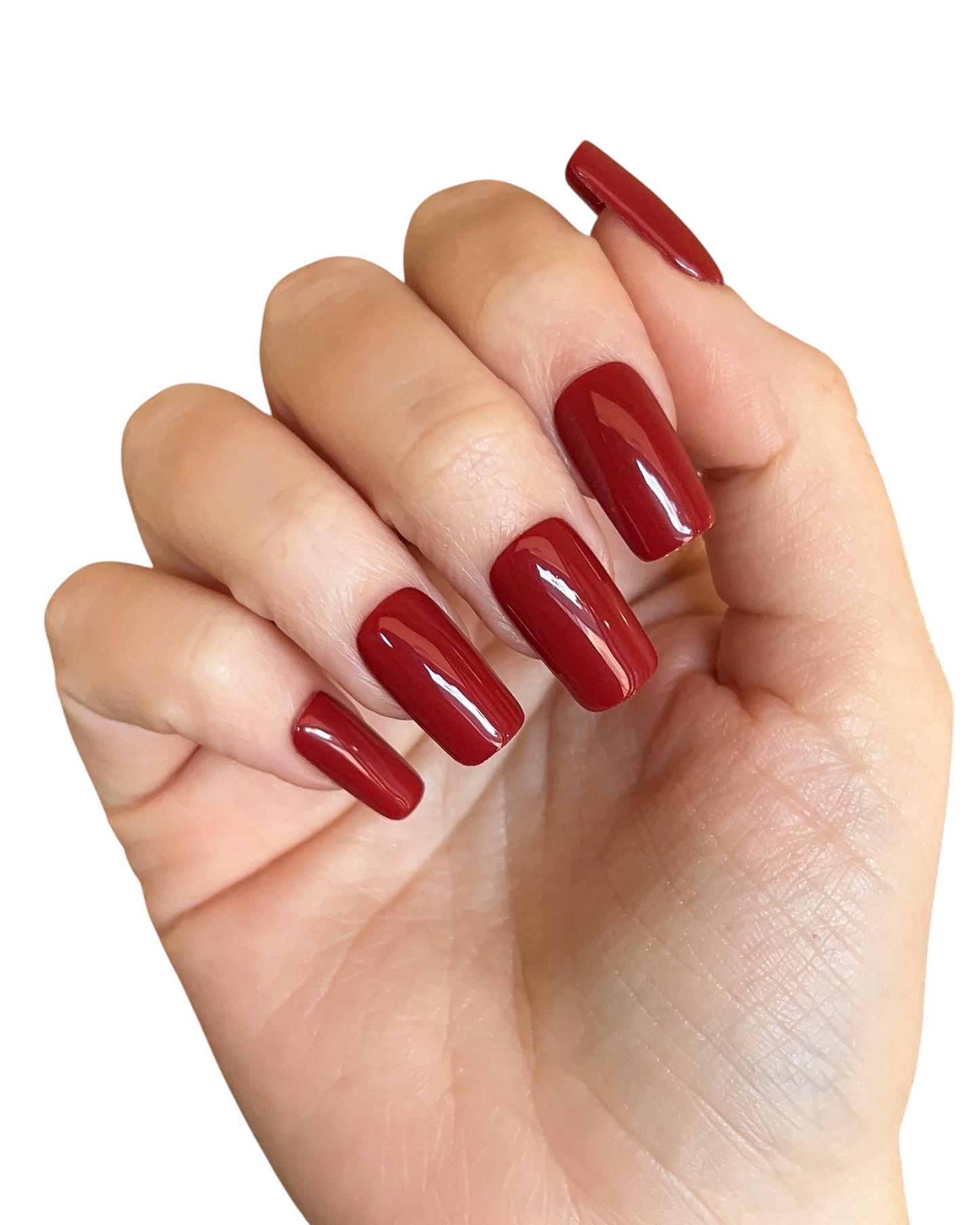 Rouge — Short Square Press-On Nails