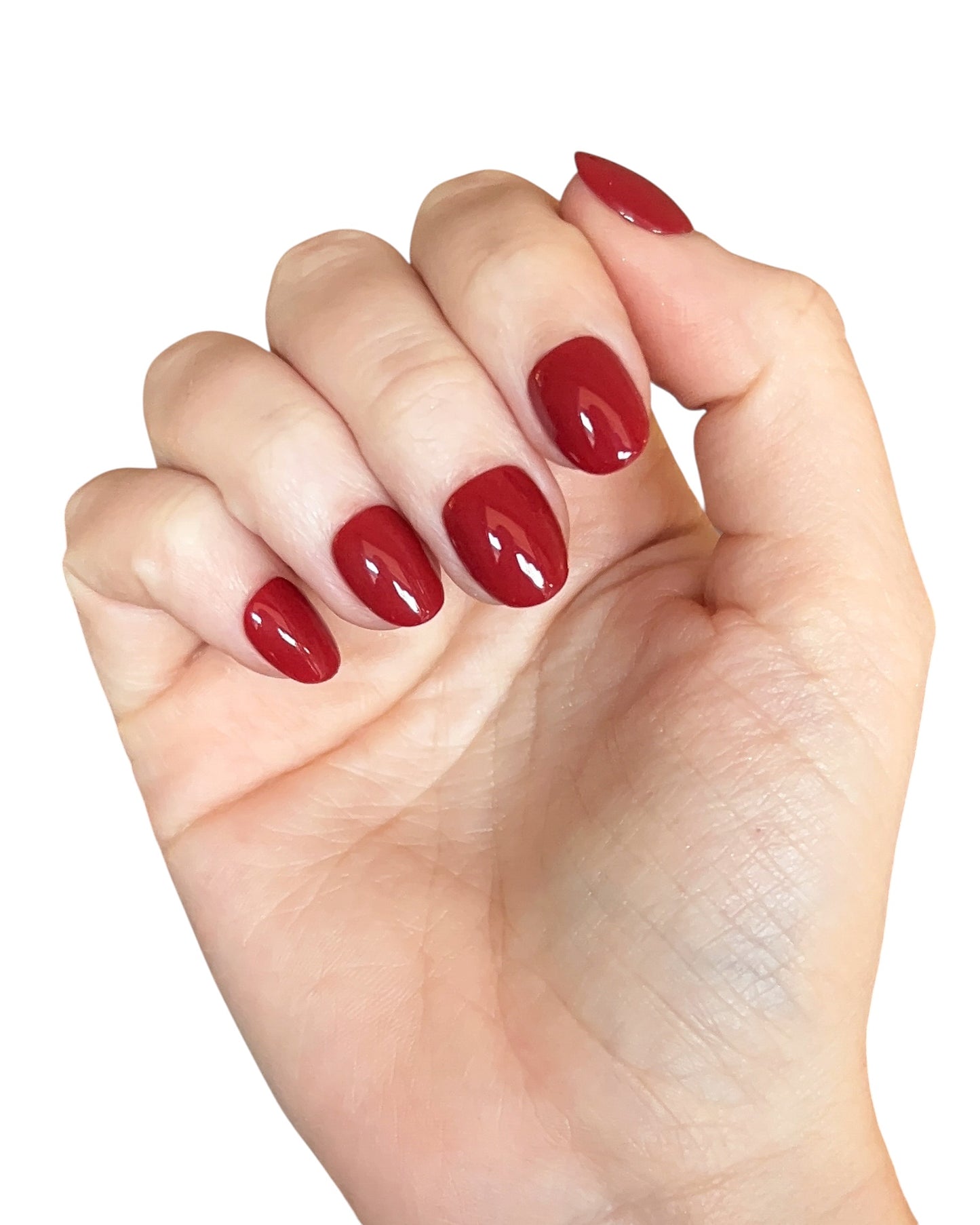 Rouge — Oval Press-On Nails