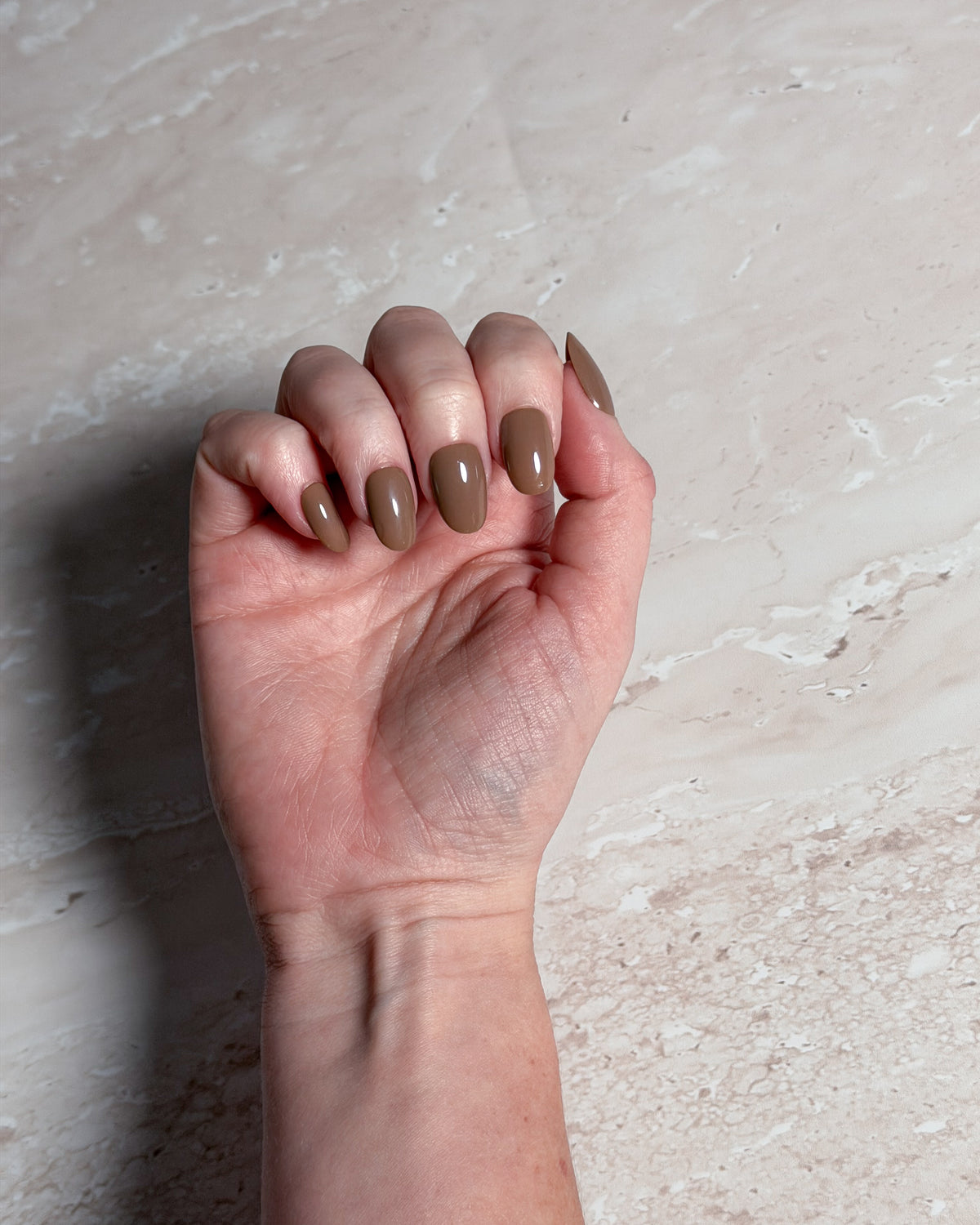 Mink — Oval Press-On Nails