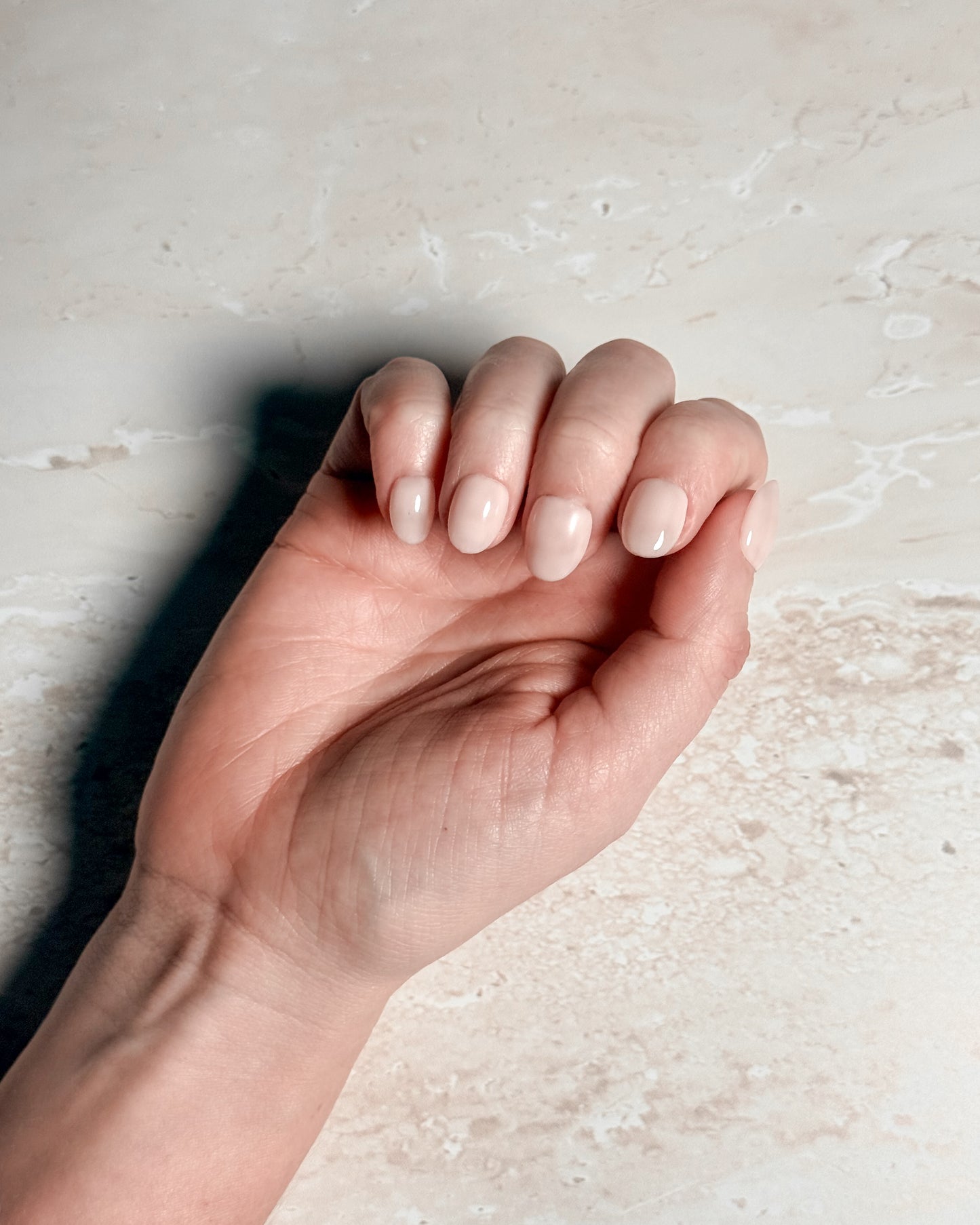 Cashmere — Oval Press-On Nails