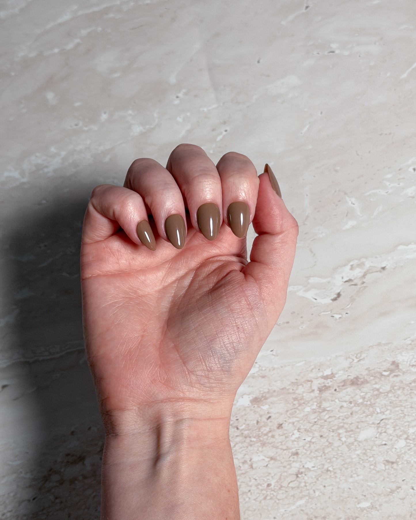 Mink — Almond Press-On Nails