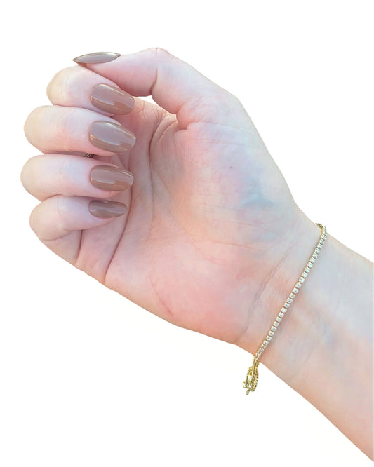 Mink — Oval Press-On Nails