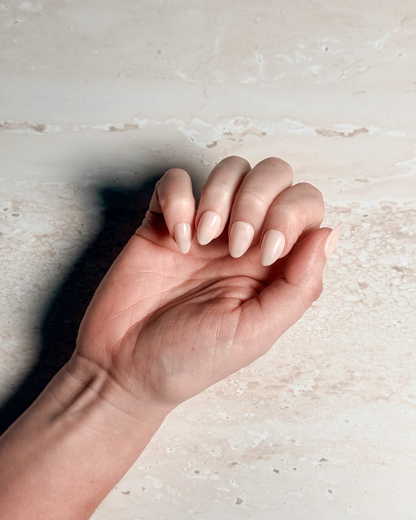 Cashmere — Almond Press-On Nails