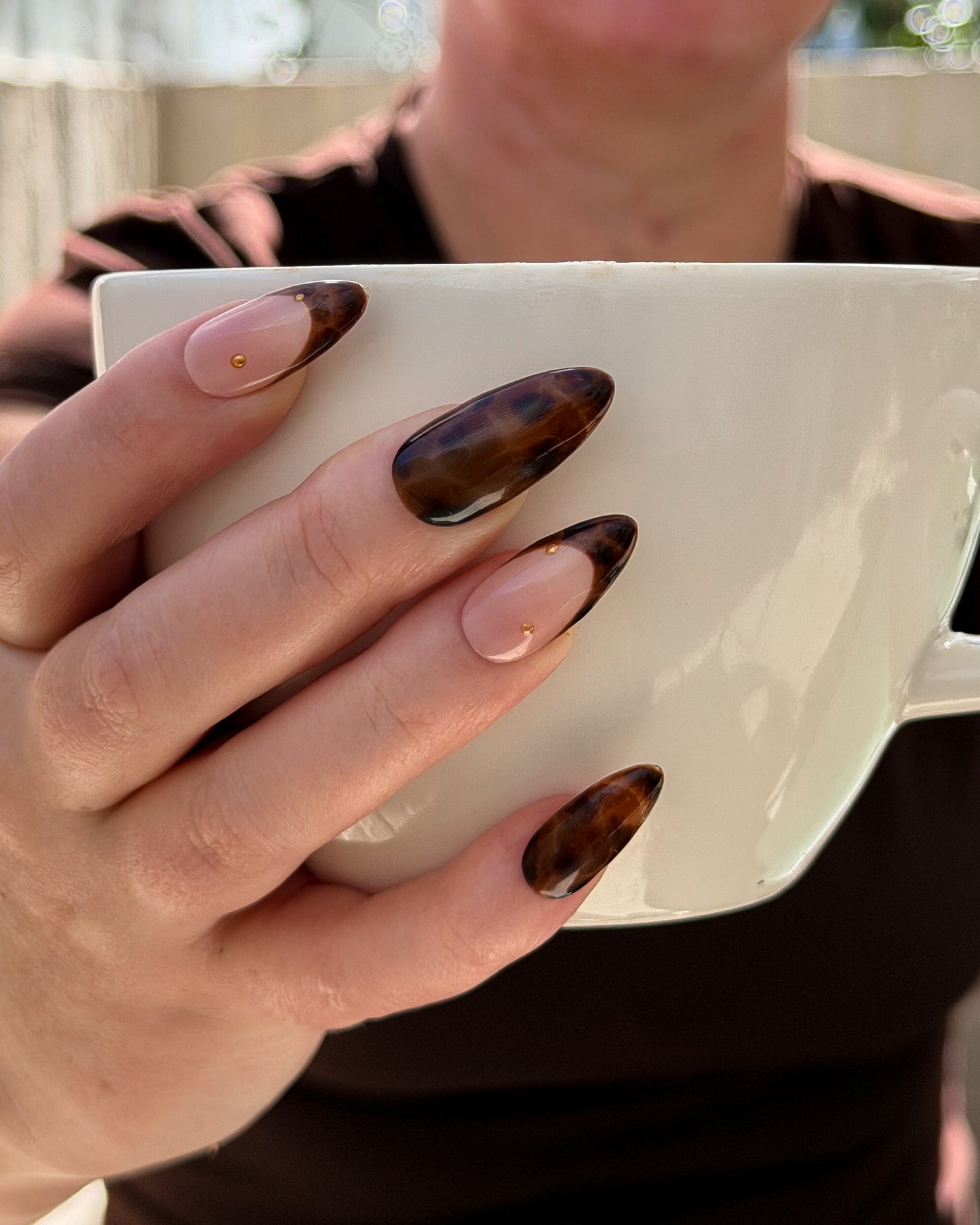 Velvet Safari — Medium Almond Press-On Nails