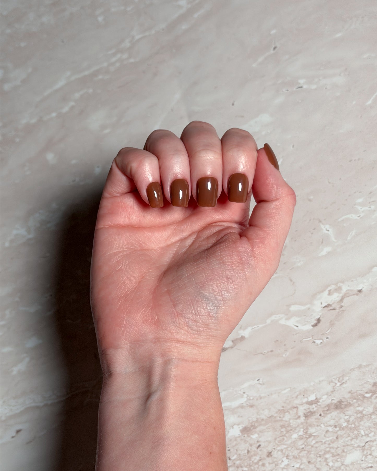 Cocoa — Square Press-On Nails