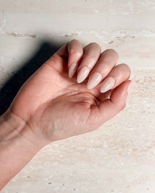 Cashmere — Almond Press-On Nails