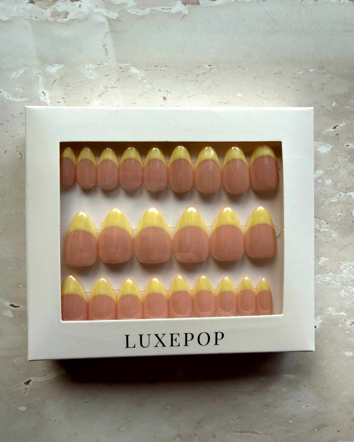Buttercup — Almond Press-On Nails