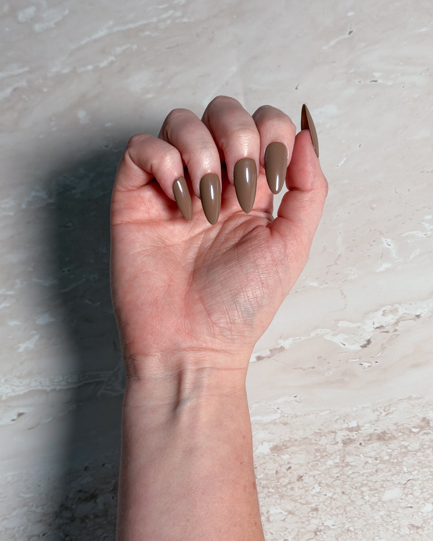 Mink — Almond Press-On Nails