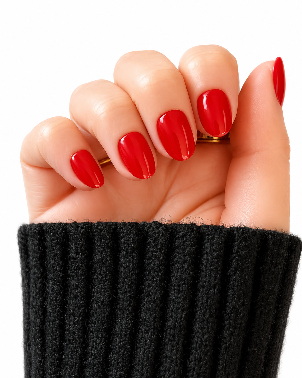 Rouge — XS Oval Press-On Nails